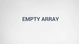 04 - Empty Arrays