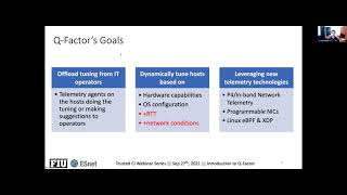 Trusted CI webinar: Q-Factor: Real-time data transfer optimization