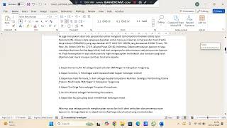 Cara Membuat Nomor Halaman Berbeda (Angka dan Romawi) MS WORD