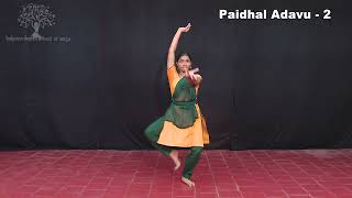 Paidhal  /Paichal /uthplanava adavu -2 ||Online Tutorial ||Learn Bharatanatyam Basic lessons || KSN