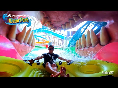 Dreamworks Water Park 2022 Water Coaster All The Big Water Slides