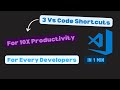 Visual Studio VS code shortcuts to increase your productivity | VS code tips and tricks