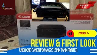 Canon PIXMA G2012 Printer Quick Unboxing !! Best Ink Tank Printer Under 10K