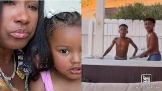 Karlissa Shares Footage Of Her Spending Time With Blueface \u0026 Jaidyn Alexis Kids!