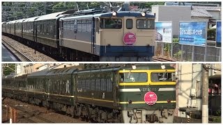 特別なトワイライトエクスプレスを1駅で2回撮影　＠山科　2015/05/19