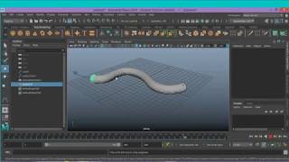 Maya 2020 curve path animation & curve extrusion in easy way