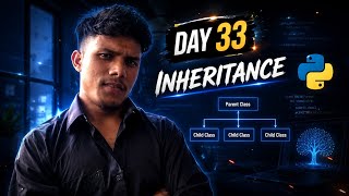 🔥 Day 33 - Inheritance in Python 🚀 | OOP Inheritance Explained 💻 | Python 100 Days Challenge