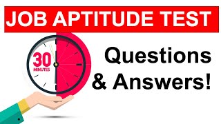 APTITUDE TEST Questions and ANSWERS! (How To Pass a JOB Aptitude Test in 2021!)