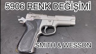 5906 SMITH & WESSON restorasyon füme titanyum rengi kaplama