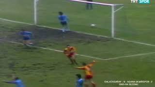 NOSTALJİ | 1983-84 Galatasaray - Adana Demirspor  9-2 (ÖZET)