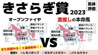 【きさらぎ賞2023】まぁフリームファクシとオープンファイヤの２強なんだろうけど、本命違う私を笑ってください【馬体評価】