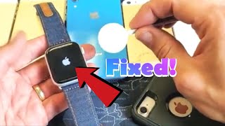 ALL APPLE WATCHES: STUCK ON APPLE LOGO OR FROZEN? (2 FIXES)
