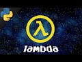 Python lambda λ