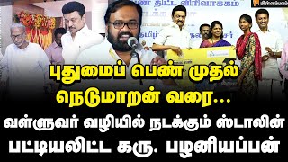 Karu Palaniappan Speech | வள்ளுவர் பொன்விழாவுக்கும் வருவோம் - கரு.பழனியப்பன் | Thiruvalluvar