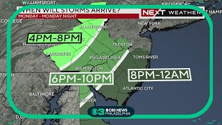 Philadelphia Weather: Flood Watch issued for several PA, NJ counties Monday afternoon