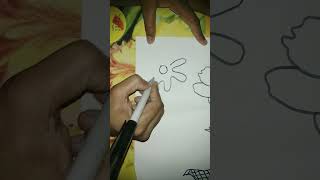How to draw a beautiful picture drawing step by #oilpastel#artdrawing #watercolor#painting #basicart
