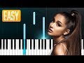 Ariana Grande - break up with your girlfriend, i'm bored 100% EASY PIANO TUTORIAL