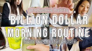 I tried the Billion Dollar Morning Routine | Habits of the Most Successful People