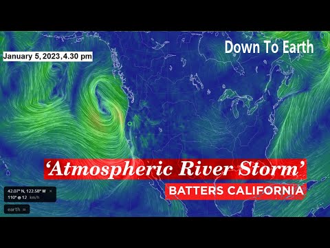 ’Atmospheric River’ Over California Spurred By Bomb Cyclone