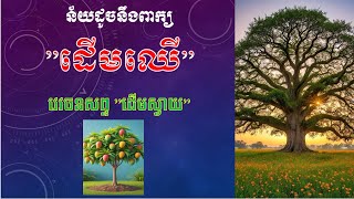 ពាក្យដើមឈើ ទាំង ១៣ ពាក្យ មេរៀនទី ៤ ទំព័រ ទី ២១ #សំស្ក្រឹត