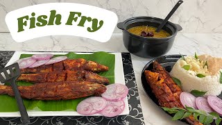 Fish fry || lady fish fry || kaane fry || bhatkally style fish fry ||Fried fish || Fish Fry Recipe