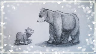 #61 Father's day drawing/bear sketch/手绘/小清新/绘画视频/画画教程/Sara公开课/父亲节快乐/儿童画/彩色铅笔/手绘/画/手账装饰/手繪/畫