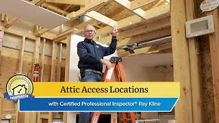 Quick Inspection Tip: Attic Access Locations with Certified Professional Inspector CPI®