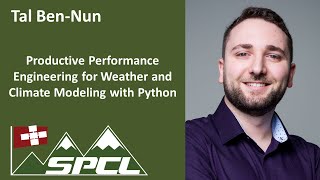 Productive Performance Engineering for Weather and Climate Modeling with Python