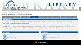 What is a LibGuide?