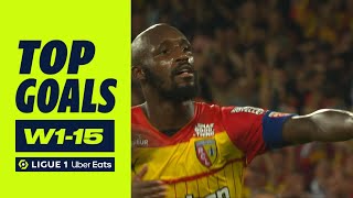 Top 5 Long range goals | R1-R15 2022-23 | Ligue 1 Uber Eats