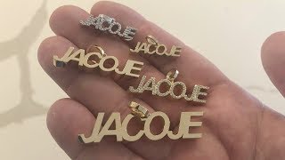 Custom SCRIPT Necklaces!!!