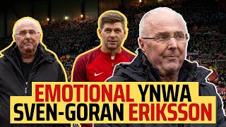Emotional scenes as Anfield rises & sings YNWA for Sven-Goran Eriksson