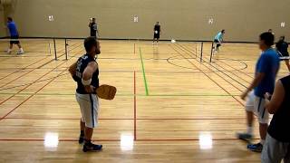 SeaTac 2013 Pickleball Mens Doubles video presented by Valenti Sports usapa Miller Major Wong Ruiz