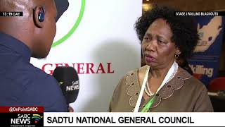 SADTU National General Council: Minister Angie Motshekga