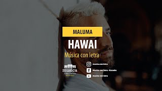 Hawái - Maluma (Karaoke)