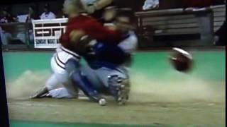 Slow-Motion Norm Charlton Collision With Mike Scioscia
