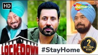 Lockdown 2020 #StayHome & StayHappy with Jaswinder Bhalla, Binnu Dhillon, B N - Punjabi Comedy Movie