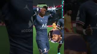 Mbappe ignores kimpembe on fifa! #fifa22 #shorts
