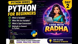 Python Variables Explained | Type Conversion in Python | Python Day 2 🚀