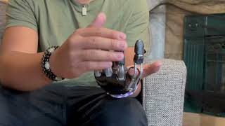 Naked Prosthetics | Koa | Positioning his GripLock Finger