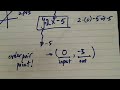 how to graph a line graph y = 2x 5 and y = 2x 3 algebra