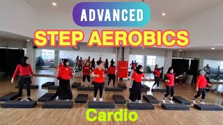 ADVANCED STEP AEROBIC | AEROBIC STEP | RED | CARDIO STEP #step #stepaerobics #aerobicstep