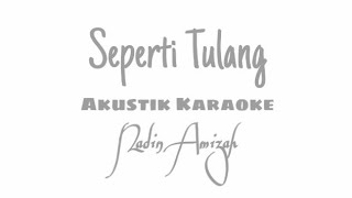 Seperti Tulang - Nadin Amizah | Akustik Karaoke