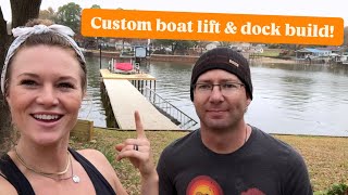 Dream lake house dock rebuild!