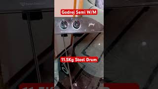 Godrej 11.5Kg Semi automatic washing machine with steel drum #godrej #steeldrum #viral #bestdeals