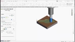 SolidworksCAM Simulation 2025