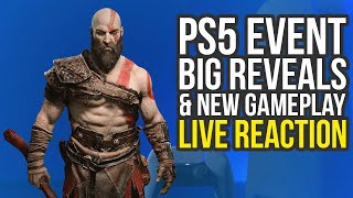 PlayStation 5 Event Reaction - God of War PS5, Spider Man PS5 & More PS5 Games
