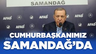 Cumhurbaşkanımız Samandağ Afet Koordinasyon Merkezi’nde