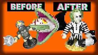 How To Make A Custom Beetlejuice Akedo Warrior In a \