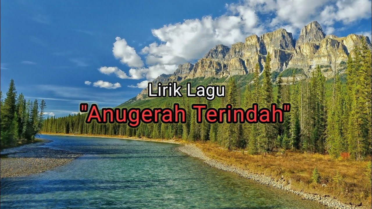 "Anugerah Terindah" - Putri Siagian (lirik) - YouTube